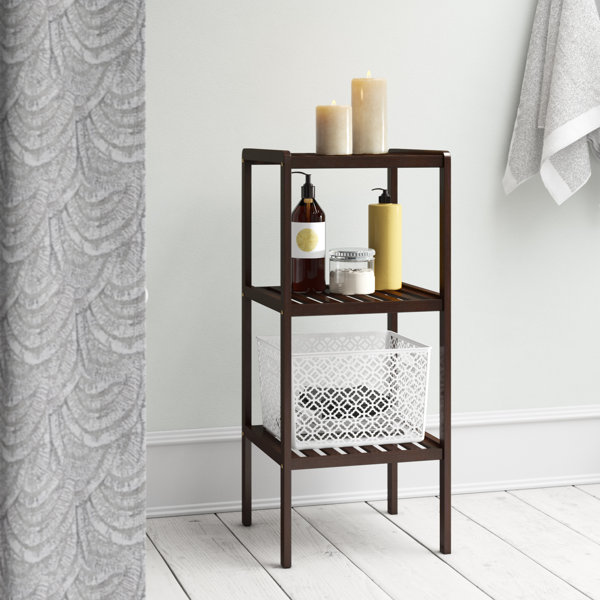 17 Stories Kempler 34.5Cm W x 80Cm H x 33Cm D Solid Wood FreeStanding